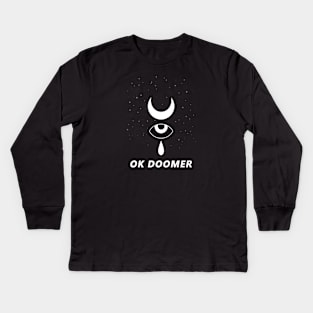 OK DOOMER Kids Long Sleeve T-Shirt